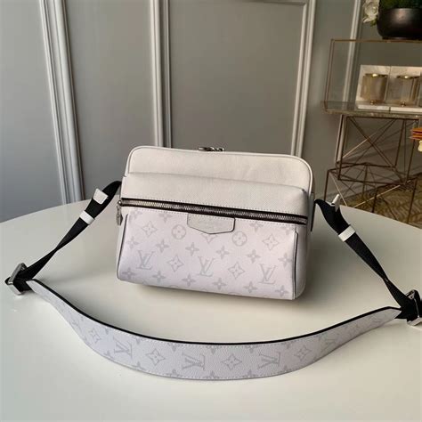 louis vuitton outdoor messenger white|louis vuitton taiga messenger bag.